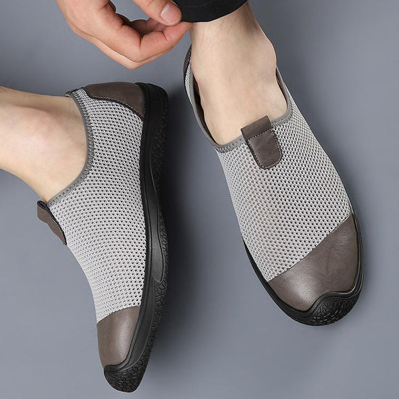 🔥Hot Sale 50% Rabatt🔥Lässige, atmungsaktive Mesh-Schuhe für Herren mit weicher Sohle