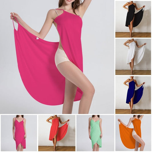 🏆Letzter Tag 50 % RABATT🌊Strand-Wickelkleid für Damen zum Überziehen
