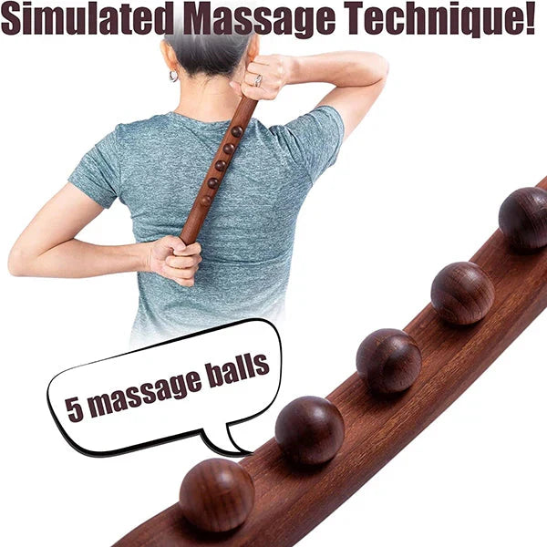 🔥Hot Sale 50% Rabatt🔥🥰Lymphmassagestab aus Holz