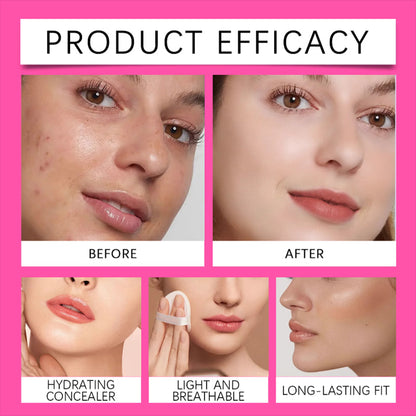 💜LETZTER TAG – KAUF 1, ERHALTE 1 GRATIS💜 Feuchtigkeitsspendende Creme-Stiftung🔥Hot Sale 50% Rabatt🔥