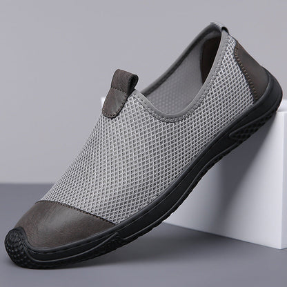 🔥Hot Sale 50% Rabatt🔥Lässige, atmungsaktive Mesh-Schuhe für Herren mit weicher Sohle